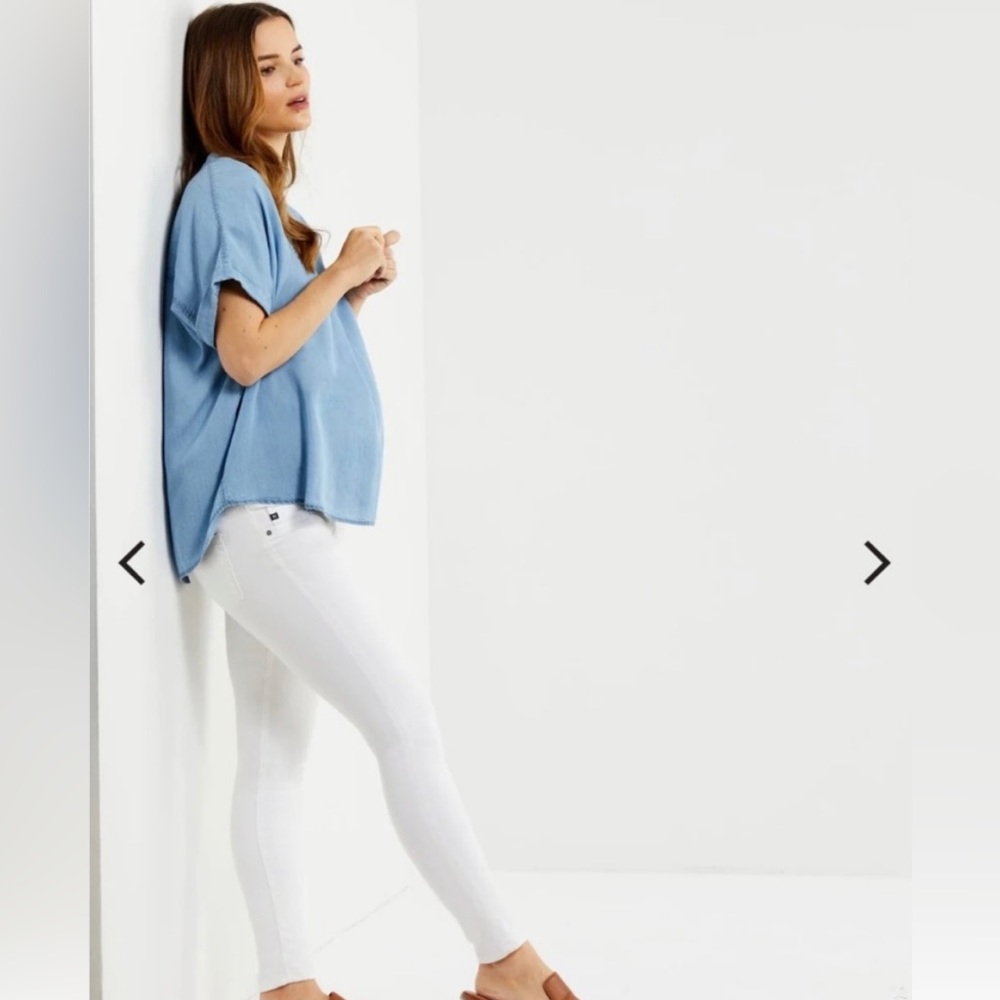 NWT AG - Secret Fit Belly Legging Ankle Maternity Jeans, Size 29